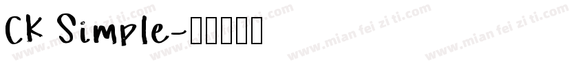 CK Simple字体转换